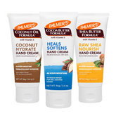 Palmer's Hand Cream Trio - Cocoa Butter, Coconut Oil, and Shea Butter Hand Moisturizer, Hand Creams for Dry Cracked Hands, Travel Size Variety Pack, Smoothens Dry, Rough Skin (3.4ml x 3)
